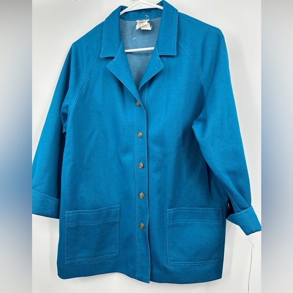 Vintage Graff Californiawear Collared Button Down Shirt Jacket Size 12 USA - Picture 1 of 5